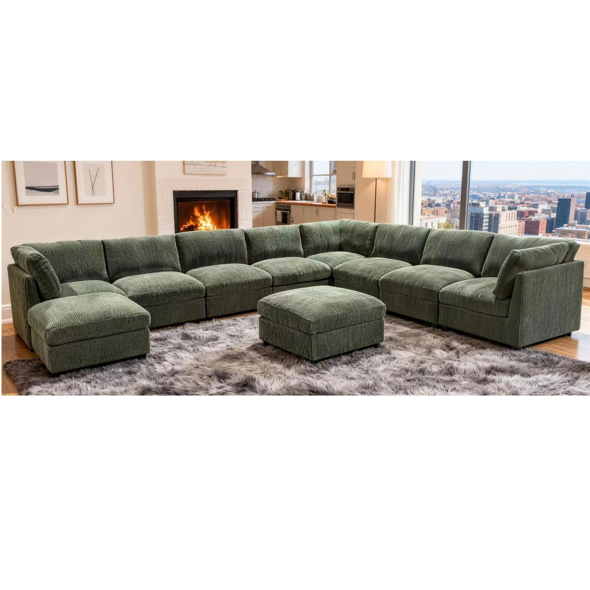 Modular Sectional With Custom Configuration