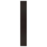 Rectangular Bookcase Tall Slim Storage With 9 Shelves - Brown