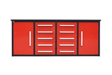 Storage Cabinets With Workbench (With 10 Drawers And 2 Cabinets)
