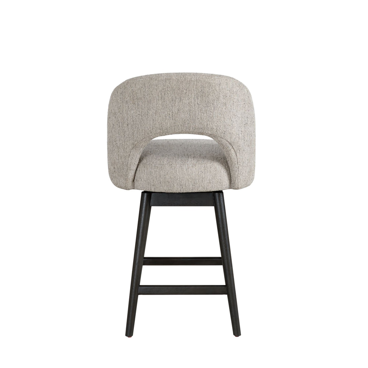 Adrian - 26" Counter Height Swivel Barstool - Morning Fog / Gray