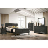 Louis Phillipe Sleigh Bed