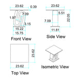 Chase - End Table Contemporary Design