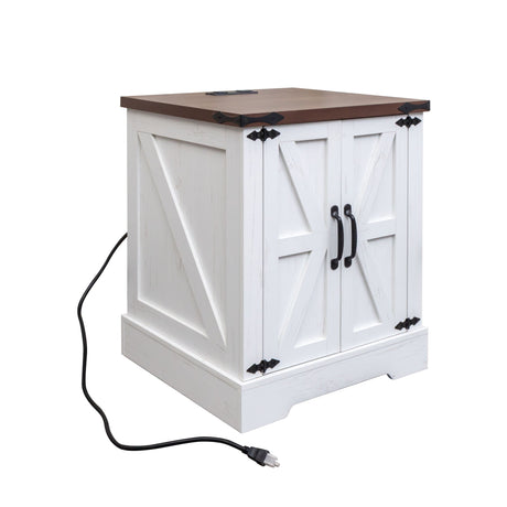 Nightstand With Adjustable Shelf