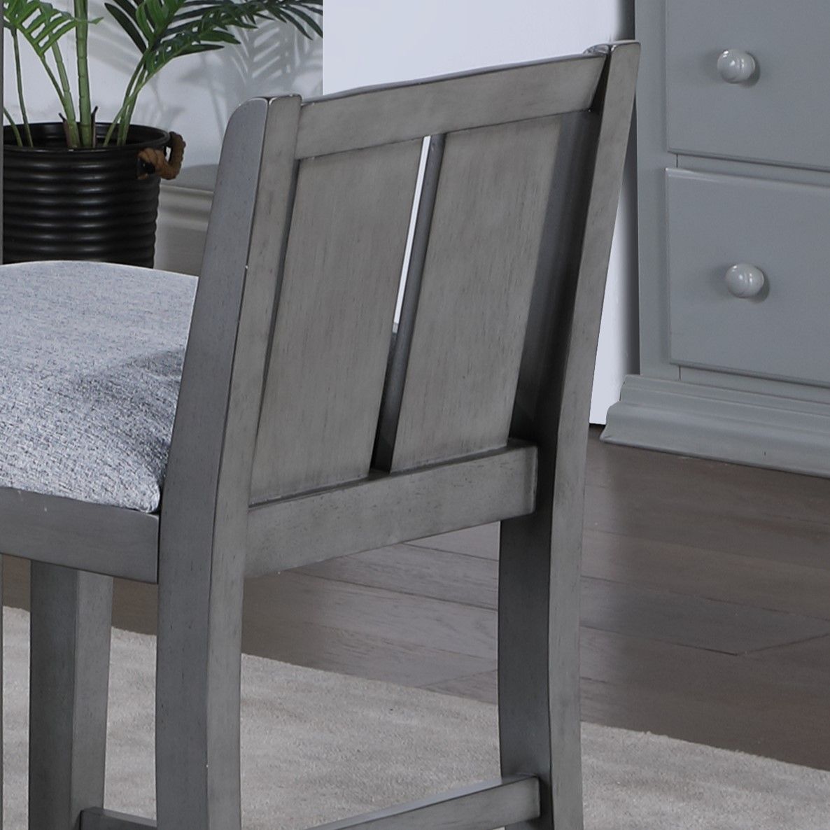 Graham - 20" Upholstered Seat Counter Height Chair (Set of 2) - Chair Sets - Alpine Outlets