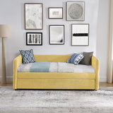Upholstered Daybed With Pop Up Trundle