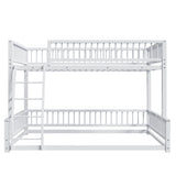 Bunk Bed With Ladder And Safety Guardrails