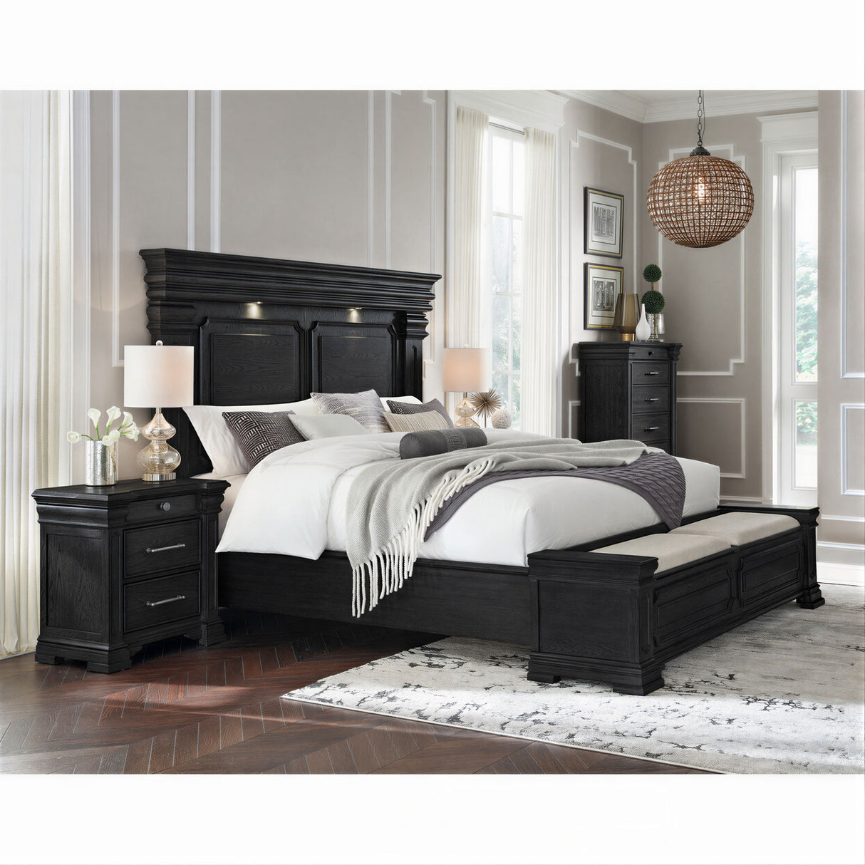 Kings Court - Storage Bedroom Set