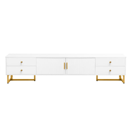 TV Stand With Storage For Living Room