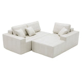 L - Shaped Corner Chaise Sofa Bed