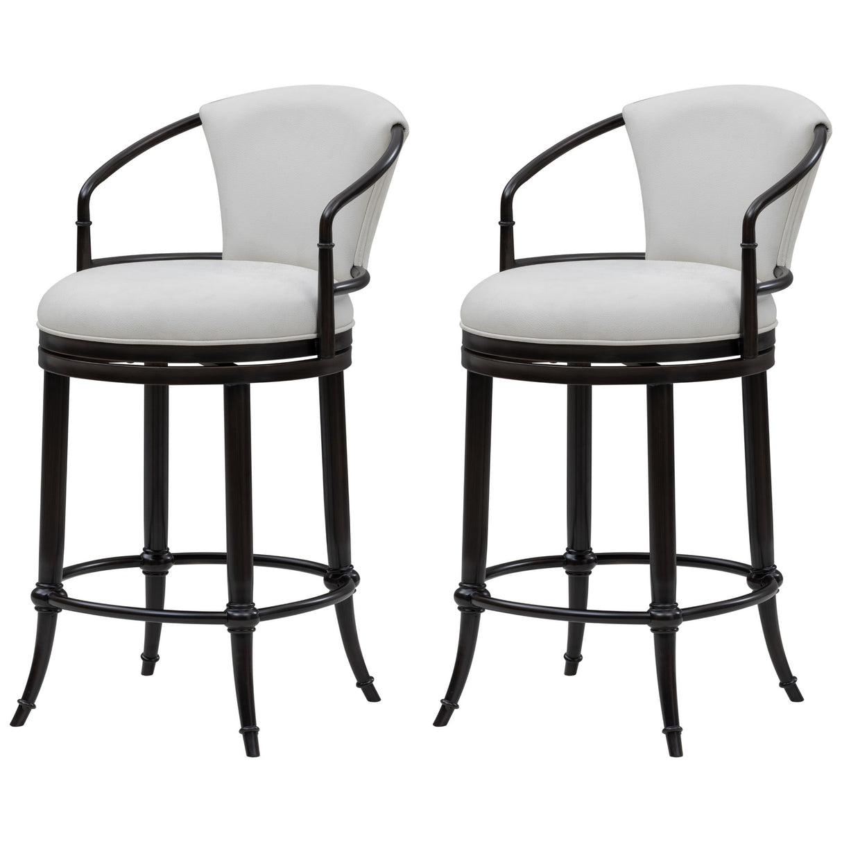 Otis - Upholstered Swivel Counter Height Barstool