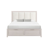 Melissa - Storage Bed With Padded Headboard