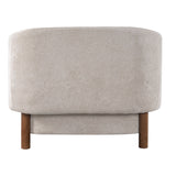 Modern Accent Chair With Recessed Arms And Tight Back
