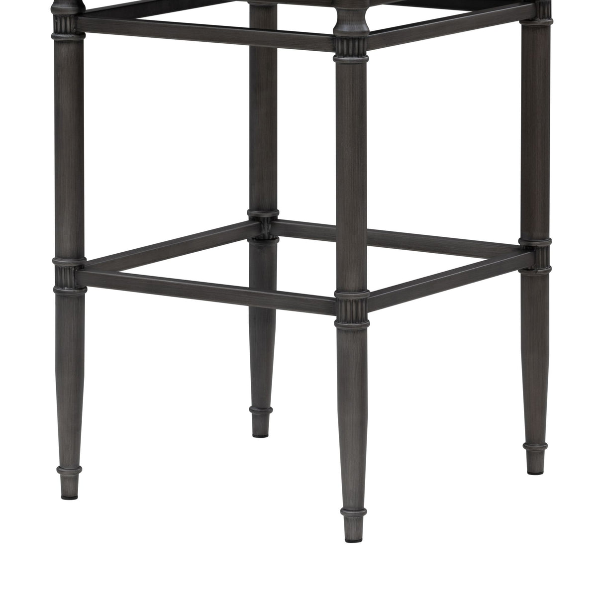 Marvin - Steel Frame Faux Leather Upholstered Bar Height Barstool