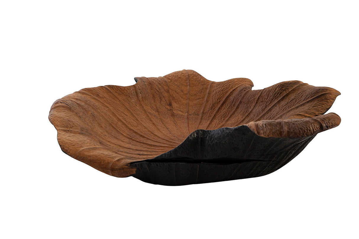 Teak Bowl - Black / Dark Brown