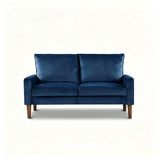 Upholstered Loveseat Sofa, 2 Seater Couch For Living Room Apartment