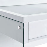 Jacey - Complete Vanity With Lightbulbs - Glossy White