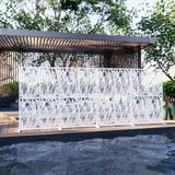 Free Standing Decorative Privacy Screen, Outdoor And Indoor Divider