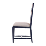 Casablanca - Side Chair - Blue / Light Brown