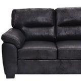 3 Seater Sofa With Padded Armrests And Triangular Leg