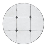 Traditional Decor Style Round Antique Glass Wall Mirror, Wall Decor For For Bathroom Entryway Console Lean Against Wall - Black - Wall Mirrors - Alpine Outlets