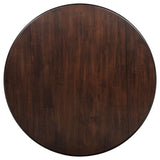 Verety - 5 Piece Round Dining Set With Chairs - Dark Brown