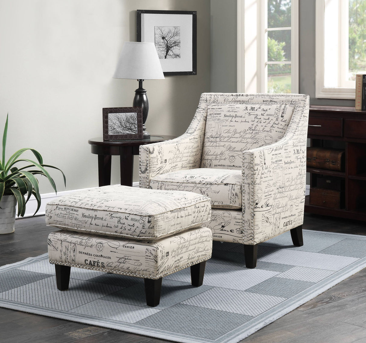 Erica - Chair And Ottoman