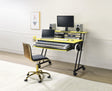 Suitor - Music Recording Studio Desk - Black / Yellow - Work Stations - Alpine Outlets