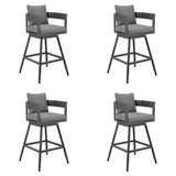 Menorca - Outdoor Patio Swivel Counter Stool Set