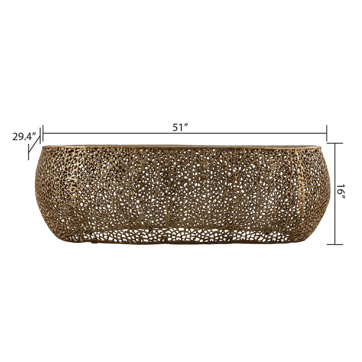 T3601 - Coffee Table - Gold