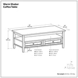 Warm Shaker - Coffee Table