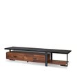 Elling - TV Stand - Walnut / Black - TV Stands - Alpine Outlets