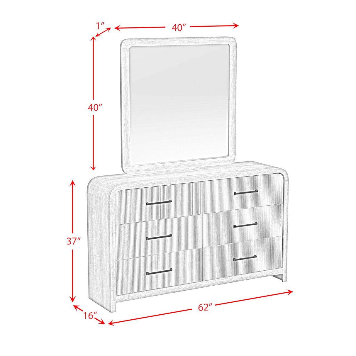 Ridgemont - 6-Drawer Dresser