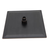 16" Square Rainfall Shower Head Fixed Wall Mount With Full Body Coverage & Self Cleaning Silicone Nozzles