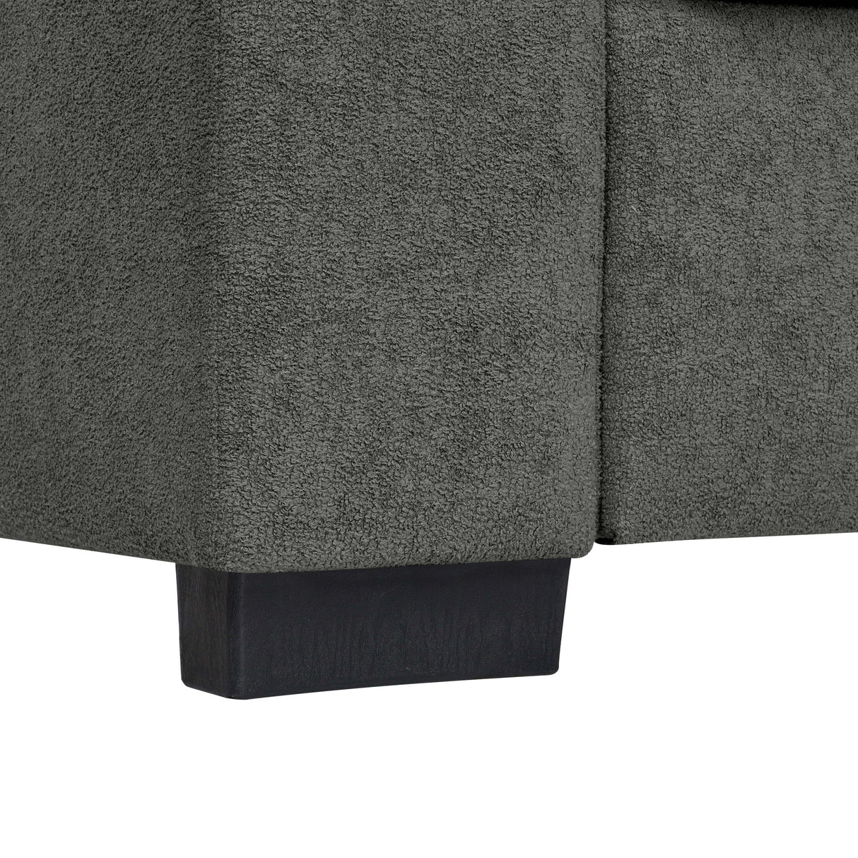 Upholstered Sofa With Toss Pillows - Dark Gray