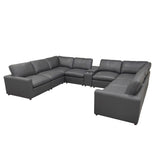 Large Upholstered Seating Modular Sectional