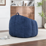 Giant Bean Bag Chair Sofa For Living Room - Dark Blue