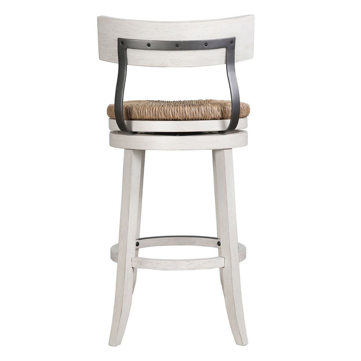Stool With Natural Seagrass Seat