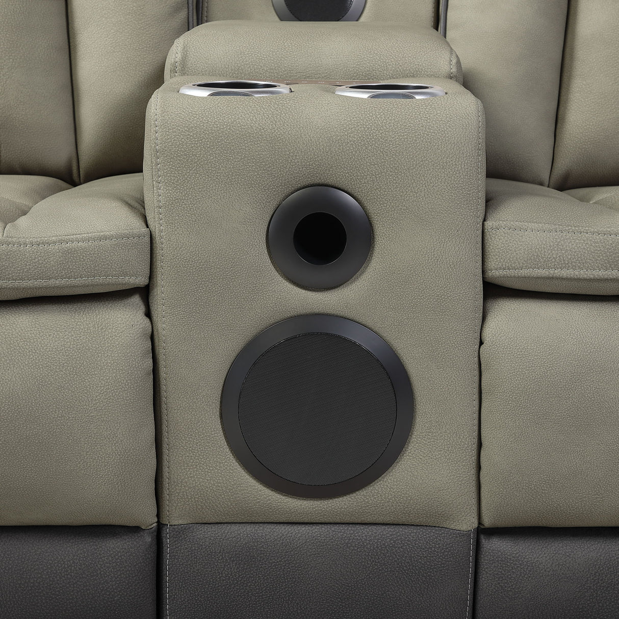 Bruno - Power Reclining Loveseat With Bluetooth Speakers