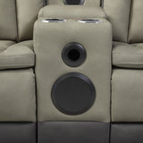 Bruno - Power Reclining Loveseat With Bluetooth Speakers