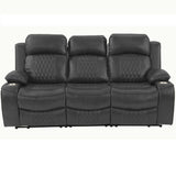 Power Motion Living Room Set With USB Port, Adjustable Headrest, Cup Holder