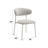 Kalam - Fabric Side Chair (Set of 2) - Light Gray - Chair Sets - Alpine Outlets