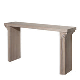 Console Table With Decorative Molding