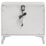 Buckley - 2 Drawer Nightstand - Gloss White