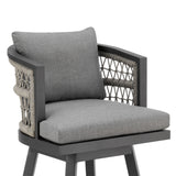 Zella - Outdoor Patio Swivel Counter Stool Set