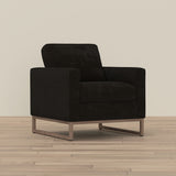 Accent Chair With Track Arm Design