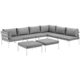 8 - Piece Outdoor Patio Aluminum Sectional Sofa Set - Outdoor available at Alpine Outlets in Denver