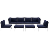 8 - Piece Outdoor Patio Aluminum Sectional Sofa Set - Outdoor available at Alpine Outlets in Denver