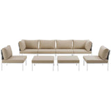 8 - Piece Outdoor Patio Aluminum Sectional Sofa Set - Outdoor available at Alpine Outlets in Denver