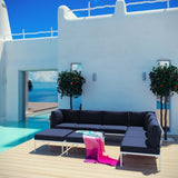 8 - Piece Outdoor Patio Aluminum Sectional Sofa Set - Outdoor available at Alpine Outlets in Denver