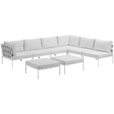 8 - Piece Outdoor Patio Aluminum Sectional Sofa Set - Outdoor available at Alpine Outlets in Denver